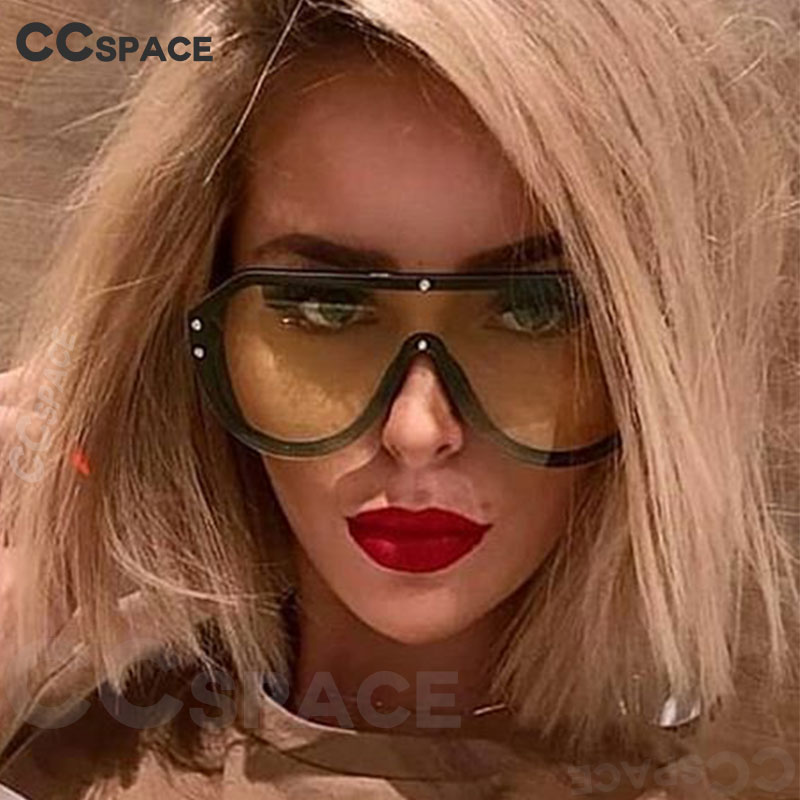 

47987 One Lens Rivet Sunglasses Men Women Fashion Shades UV400 Vintage Glasses