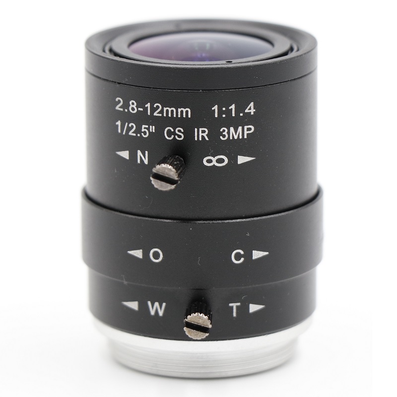 

CCTV Camera 2.8-12mm Lens 3.0 MegaPixel Manual Zoom/Focus/IRIS CS Mount Infrared Night Vision Lens For CCTV Camera
