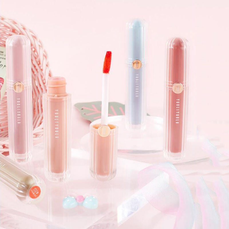 

Water Gloss Lip Glaze Lip Gloss Lipstick Velvet Misty Matte Lipstick Cosmetics, 03