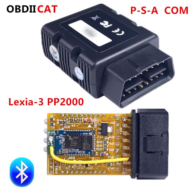 

R-enault/PSA-COM OBD2 for Peu-geot/Cit-roen Replacement of Lexia-3 PP2000 Can Clip PSA COM Bluetooth Diagnostic&Programming