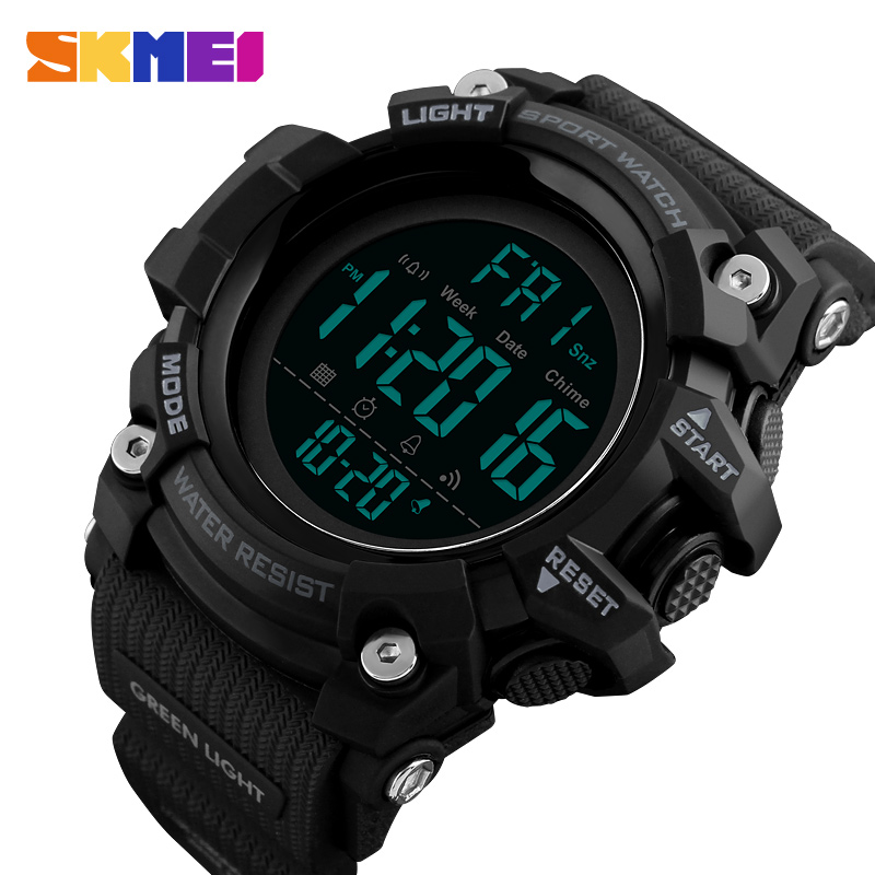 

Wristwatches Sports Watches SKMEI Waterproof Digital Watch Men Fashion Electronic Mens Relogio Masculino 1384, Brown