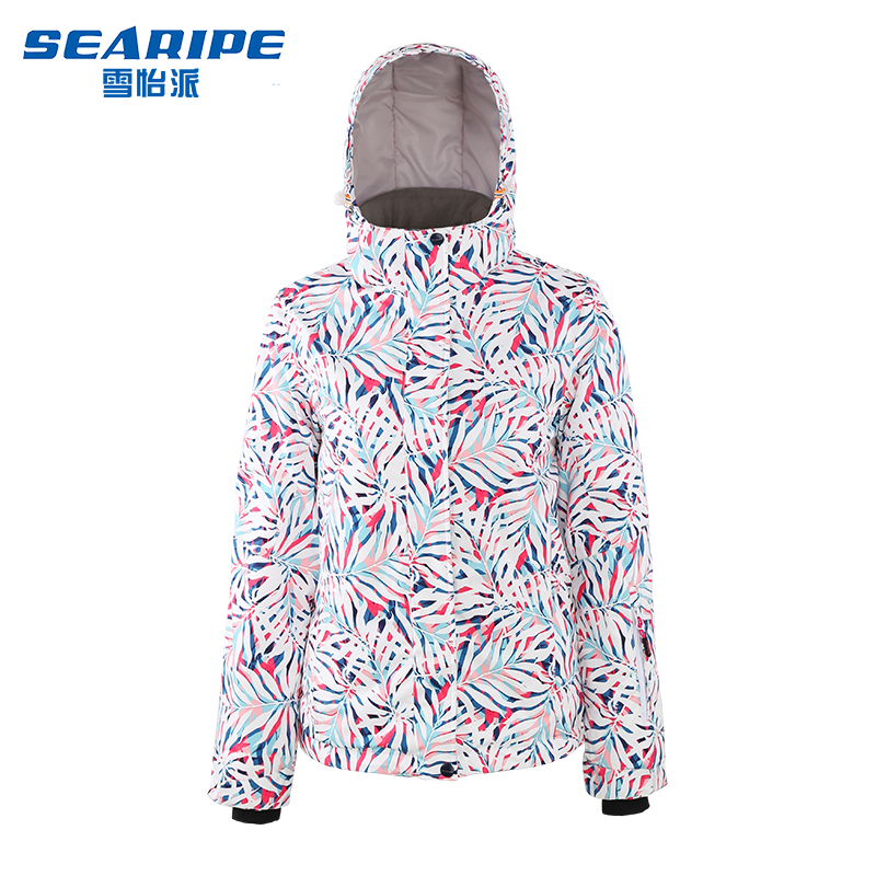 

2020 New Hot Winter Ski Jacket Women Waterproof Windproof Snowboard Coat Snow Female Warm Outdoor Mountain Ladies Skiing Suit, Beige