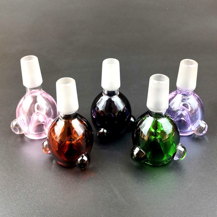 

Mix Colors 14mm Glass Banger Bowl - Glass Water Bongs Hookahs Shisha Accessory Carb Caps Quartz Nail Available DHL Free Shipping