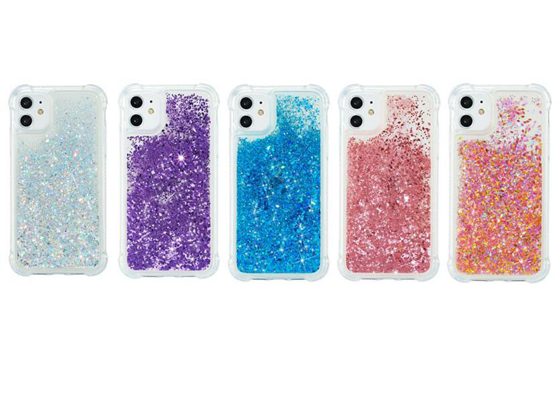 

Shockproof Liquid Soft TPU Cases For Iphone 12 5.4 6.1 6.7 13 2021 MINI iphone13 11 Pro Max XR XS 8 7 6 5 Quicksand Bling Glitter Sparkle Floating Back Cover Girls Phone Skin, Pls let us know the color u want