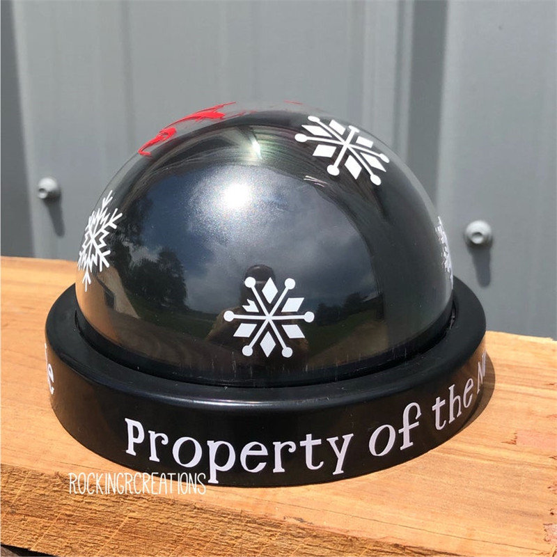 

2021 Christmas Camera Round Shape Simulation Surveillance Santa Security Cameras Xmas Decrotion Festive Supplie