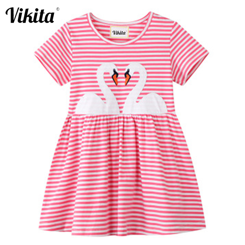 red striped school dress