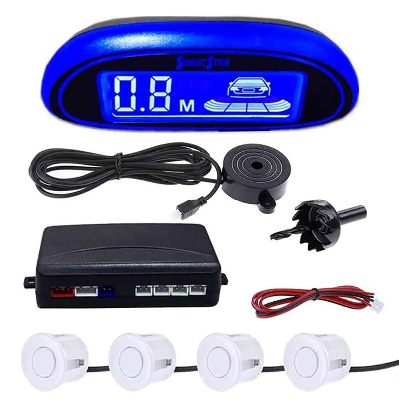 

Assistance Car Parking Sensor With 4 Sensors Detector System Easy Install Rain Proof Auto Parktronic Buzzer Monitor LED Display