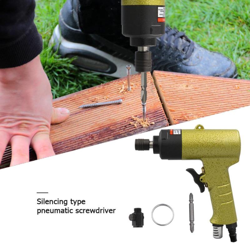 

Cordless Drill Pneumatic Screwdriver Impact Driver Power Tool 6000rpm 1/4 Connector Industrial Air Screw Driver Tools