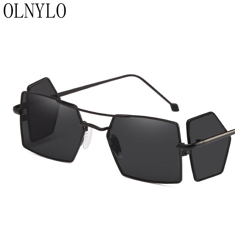 

Sunglasses Fashion Alloy Frame Black Gradient Women/Men Outdoor Drivers UV400 Brand Designer Retro Gafas