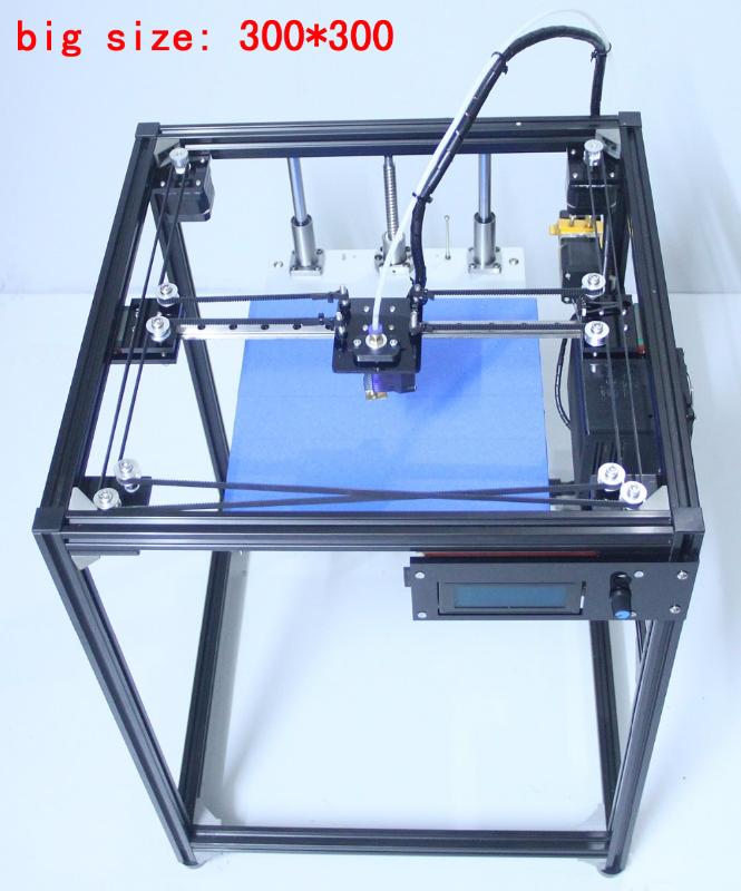

ifancybox 3 XXL single extruderDIY corexy 3d printer Kit big size linear guide aluminum Frame dual color extruder 3d printer