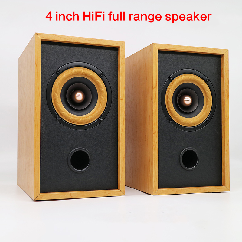 

20-50W 4 Inch Full Range Speaker DIY HIFI Desktop Bookshelf Front Passive Audio Full Range Speaker Enthusiast 80Hz-20KHz