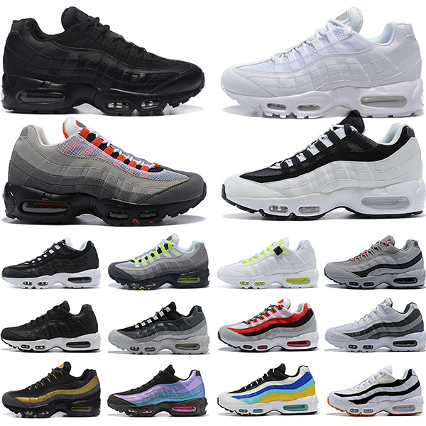 

New Arrival Running Shoes Triple Black White Neon Laser Fuchsia Red Orbit Bred Aqua Mens Trainers Sports Sneakers Chaussures Size 40-45, 3 neon 40-45