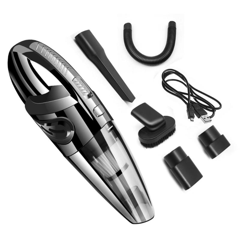 

Wireless Car Vacuum Cleaner Portable Handheld 120W Cordless Wet And Dry Dual Use USB Rechargeable Car Home Vacuum Cleaner