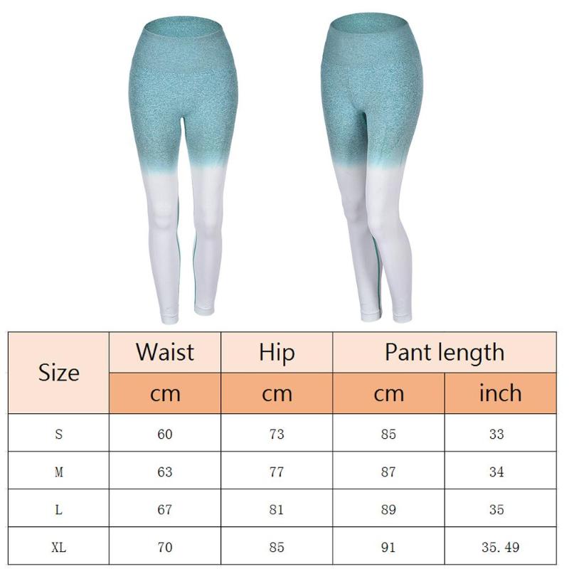 

Women Sport Yoga Pants Seamless High Waist Hip Lifting Tights Stretch Sportswear For Jogging Running Pants, Green