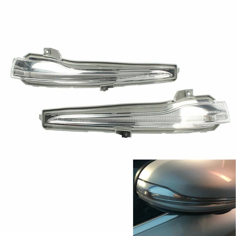 

Car Left&Right LED Rearview Side Mirror Turn Signal Light Indicator Lamp For C CLASS W205 S CLASS W222 W217 E W213, As pic
