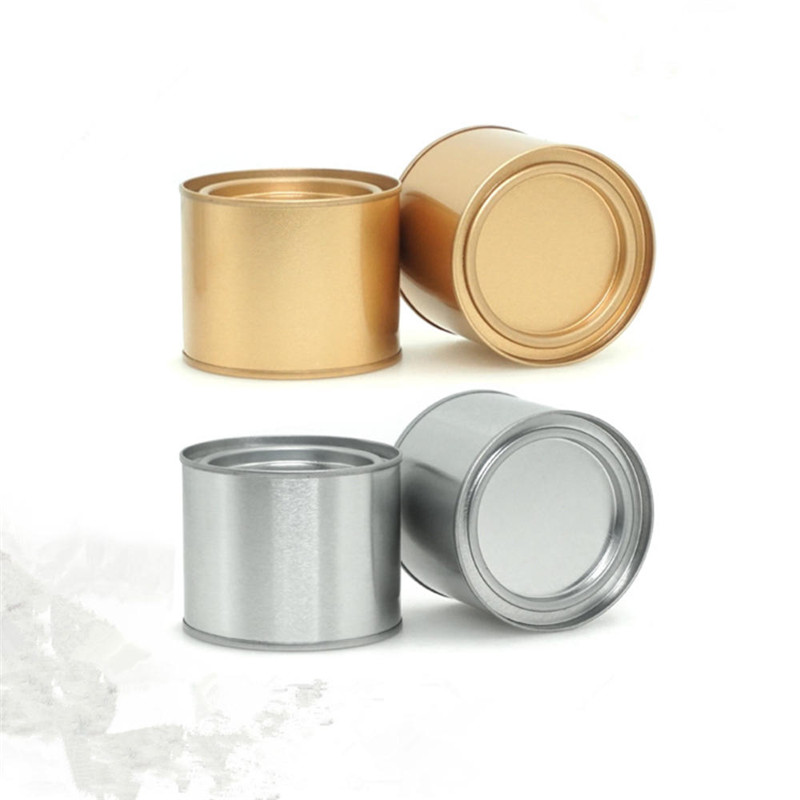 

250ml Aluminium Tea Can Tins Pot Jar Comestic Containers Portable Seal Metal Tea Can Tinplate Candle Can