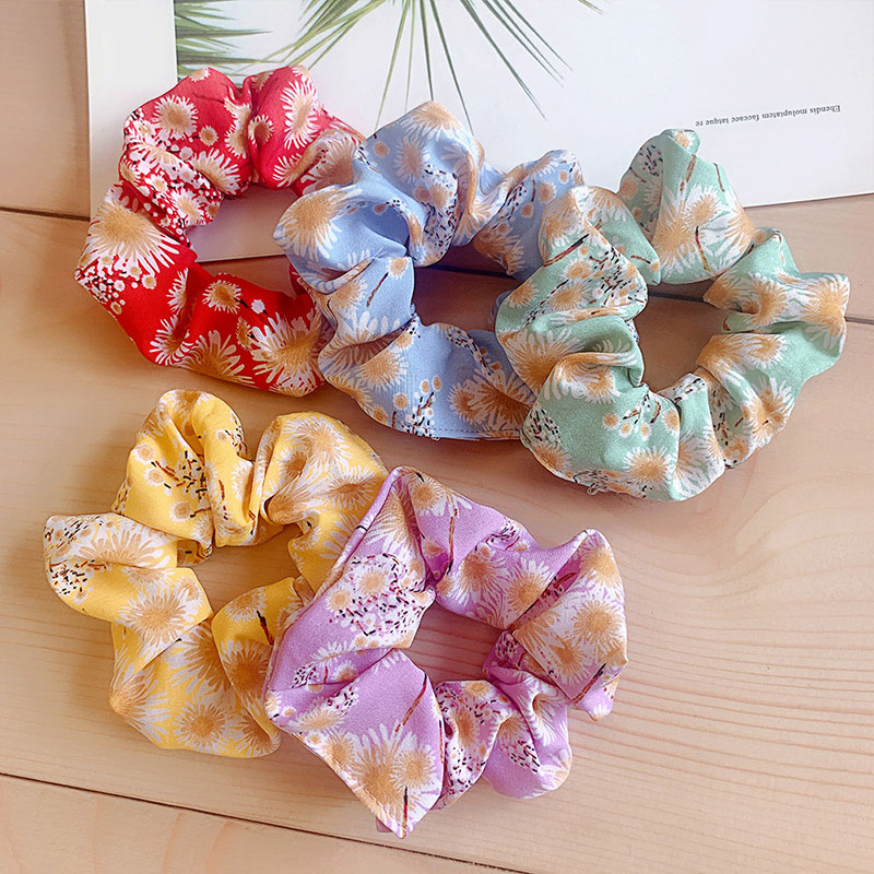 

Elastic Hair Bands Hair Ties Rings Daisy Accessories Rubber Elastic Hairbands Scrunchies Ponytail Holder Headdress New