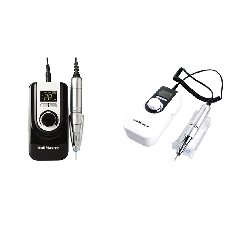 

US Plug LCD Digital 35000Rpm Portable Electric Nail Boring Machine Nail File Art Electric Drill Set Decoration Pedicure Set