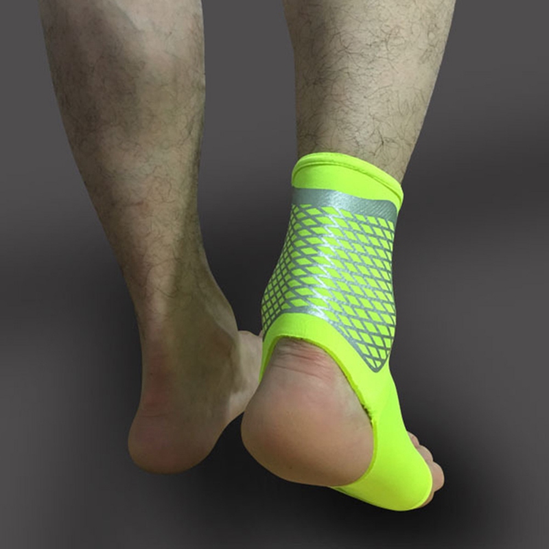 

Outdoor Sport Ankle Sprain Brace Foot Tendon Strap Guard Support Brace Protector Split Sprain Wrap, Rose red