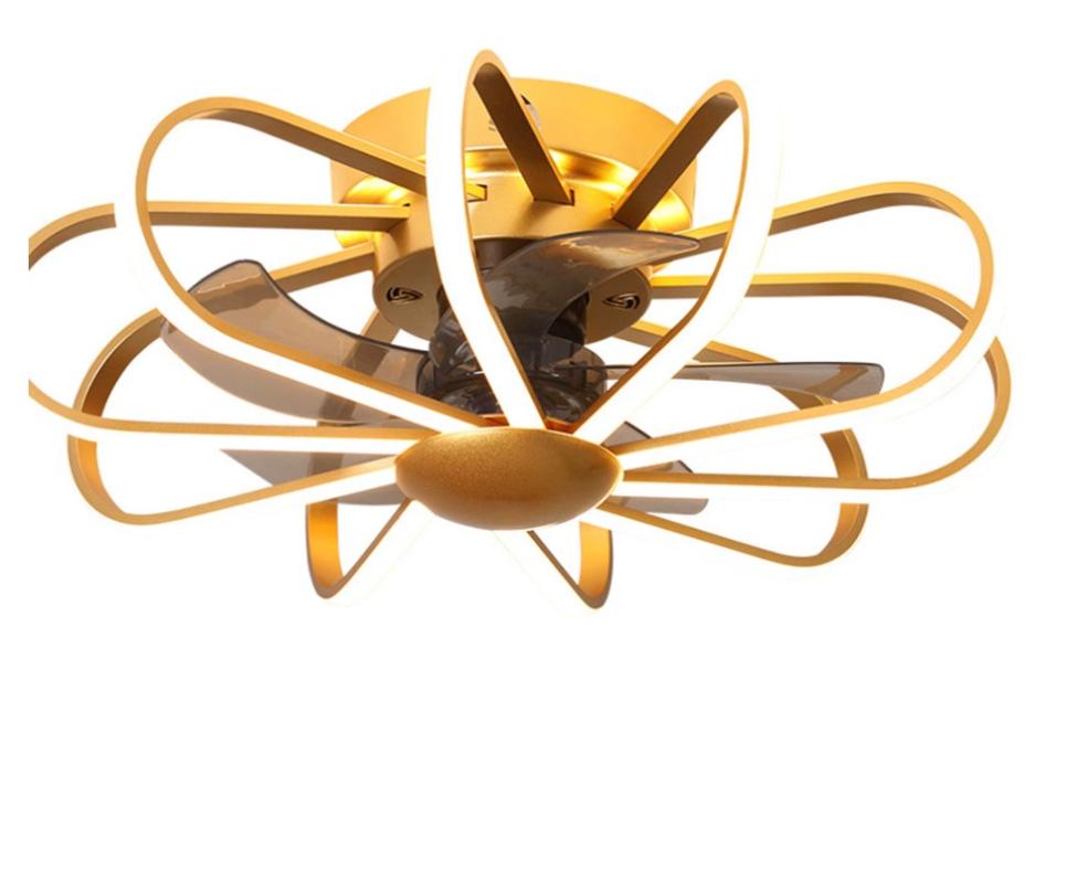 

New 55CM Nordic ceiling fan lamp with lights remote control bedroom decor modern ceeling fans with light ventilator lamp Silent