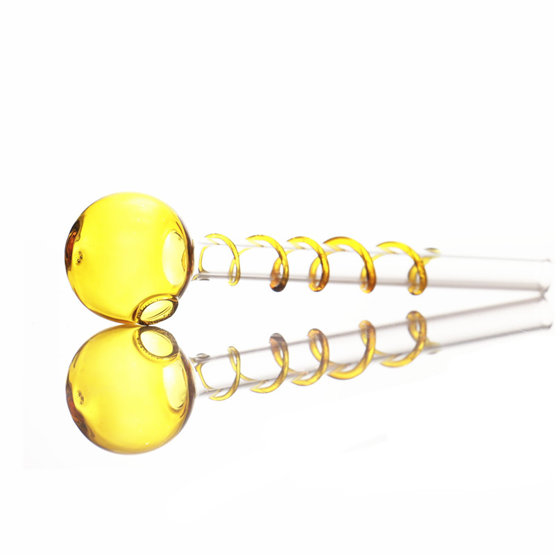 

5.5 inches glass colorful oil Burner Pipe Mini Handcraft Pyrex smoking pipes for water bong