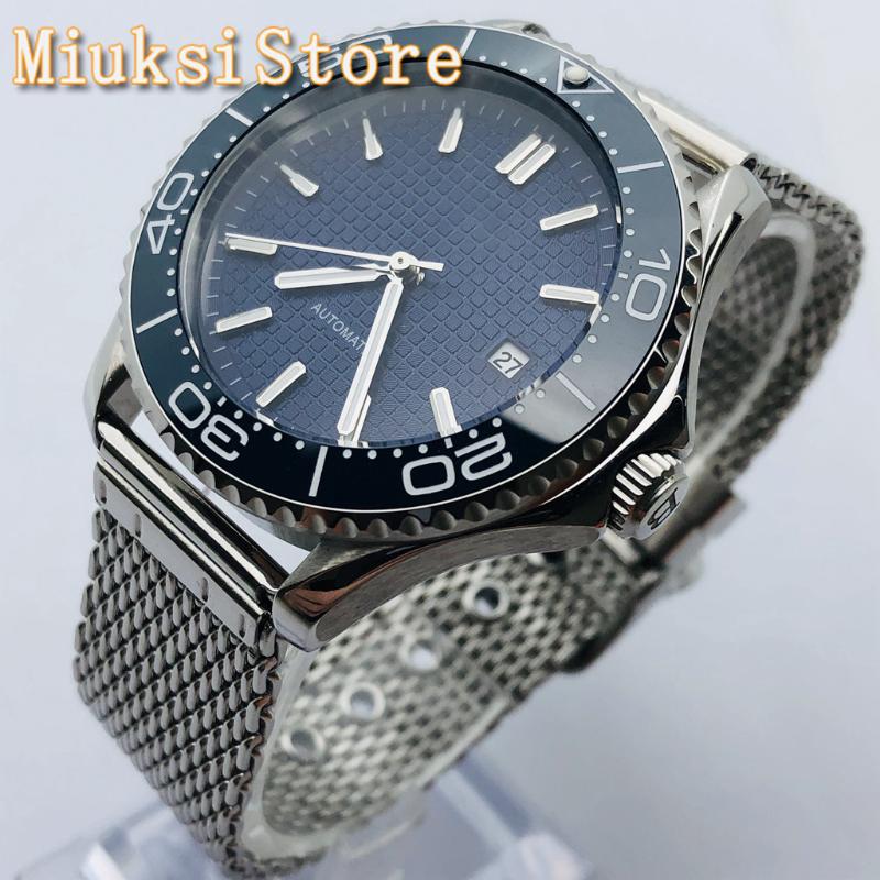 

Wristwatches Bliger 41mm Men's Top Sapphire Glass Ceramic Bezel Stainless Steel Waterproof Automatic Watch, Without logo watch