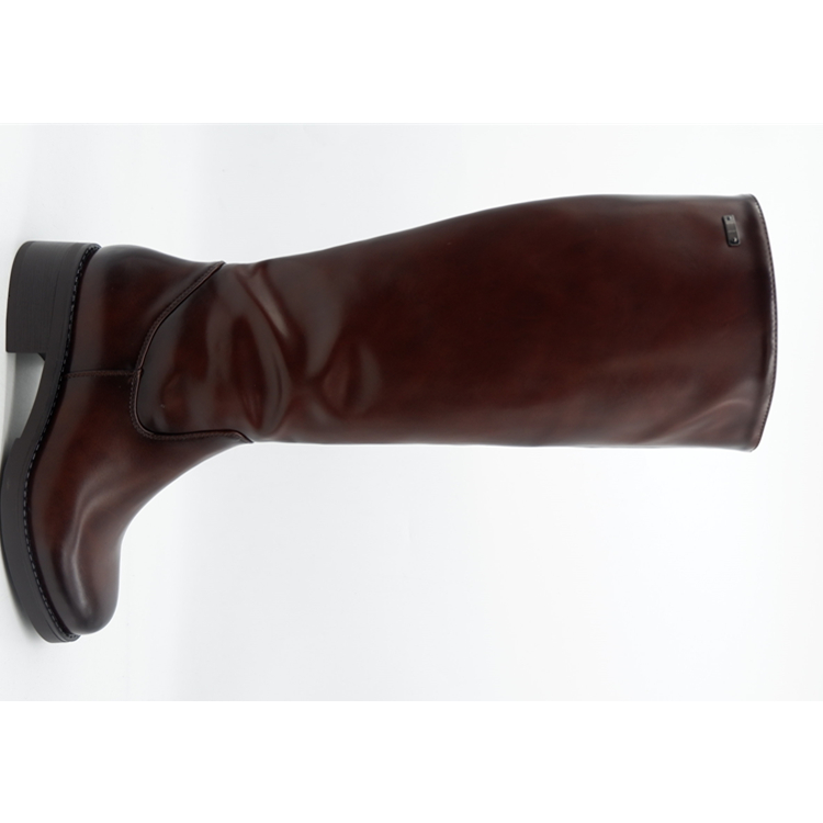 

Chinese high-heeled shoes, with women's high-heeled shoes, connect women's shoes to autumn knee, autumn half leg, Brown