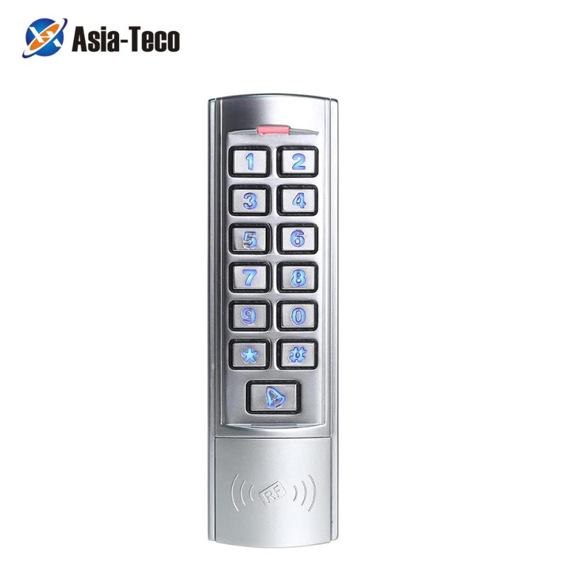 

IP68 waterproof 2000Users Metal Keypad Access Control card reader RFID Access with Wiegand 26 Electronic Door Lock 13.56MHZ