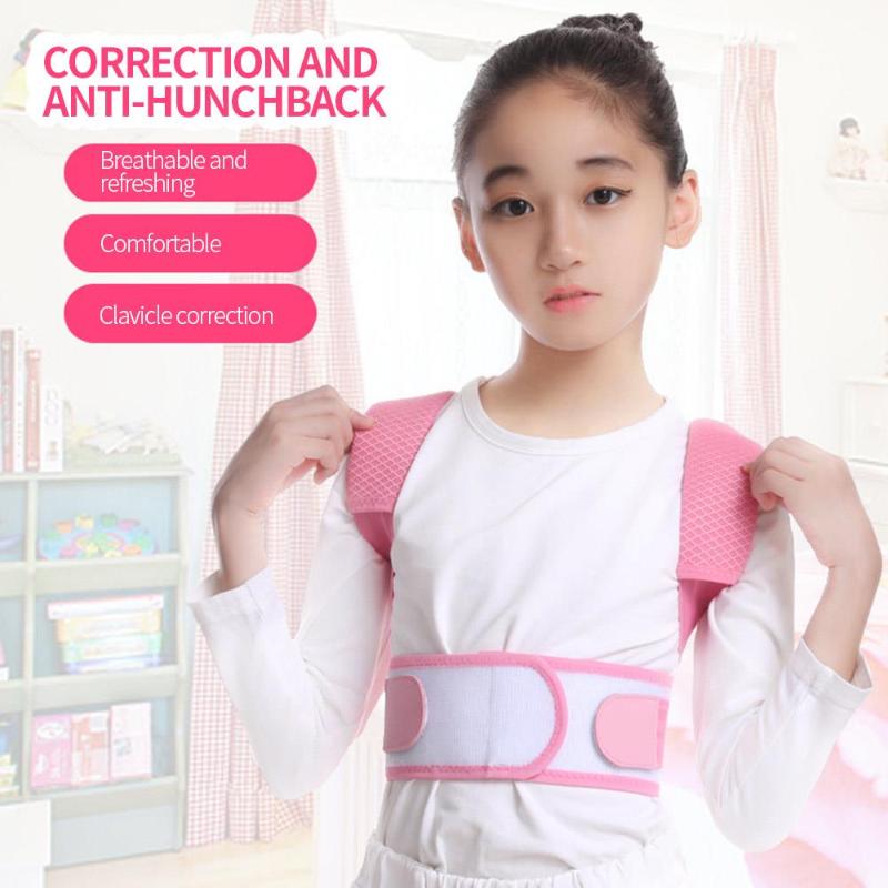 

Adolescent Beauty Posture Corrector Posture Corrector Corset Health Adjustable Black Children Belt Fashion, Pink m