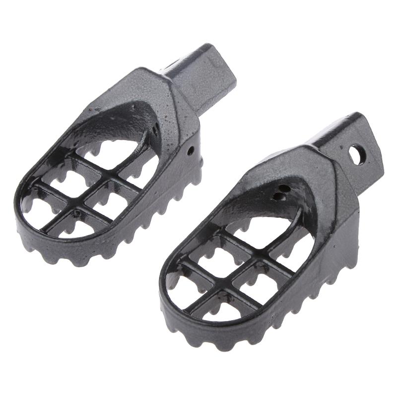 

Pair Wide MX Foot Pegs Pedals Rests Mount for PW50 PW80 TW200 1987-2009