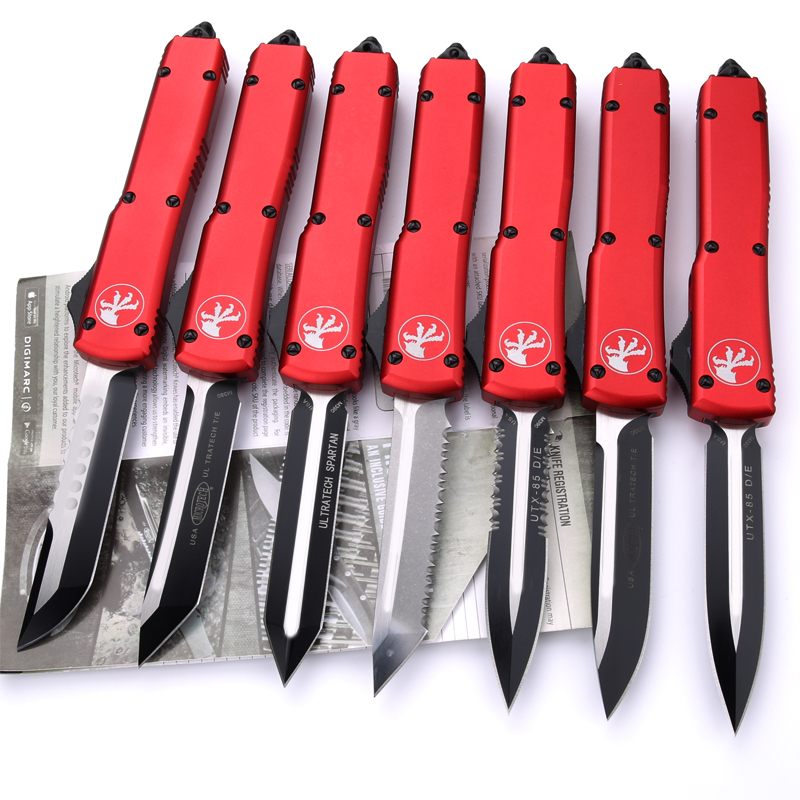 

red A5 CNC automatic knives Benchmade knife t6061 handle CNC VG10 steel OUT pocket knife BM3300 Camping tactical Survival Hunting knife