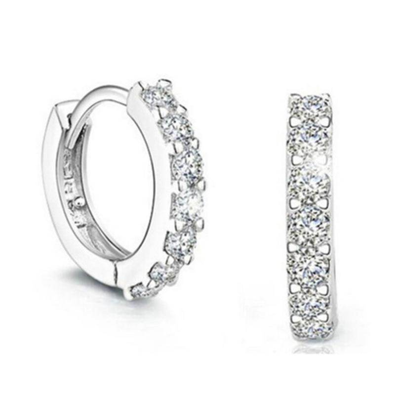 

Women Ear Ring Silver color Ear Decor Exquisite Fashionabl Earring Earstuds Tassels Earring Ring Hook for Gift Use#2