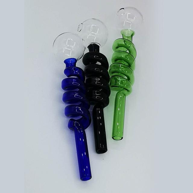 

Thick Pyrex Glass Clear BurnerGreat Tube Oil Nail Pipe