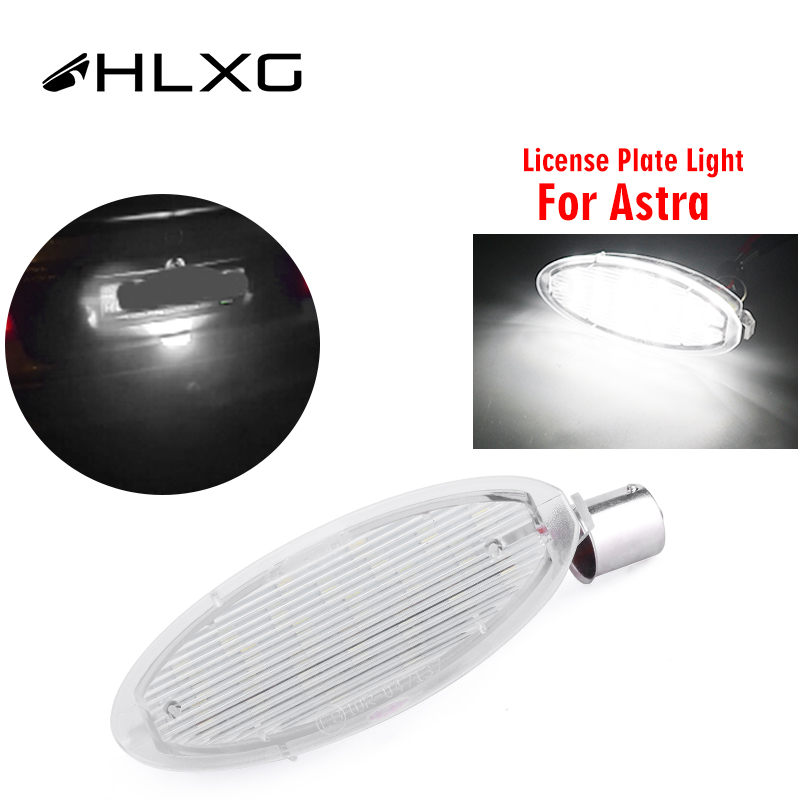 

2X LED number Plate Lamp License Plate Light For Astra F 92-98 Corsa B 93-02 Vectra B 96-02 Astra C 99-02 Tigra A Astra-G, As pic