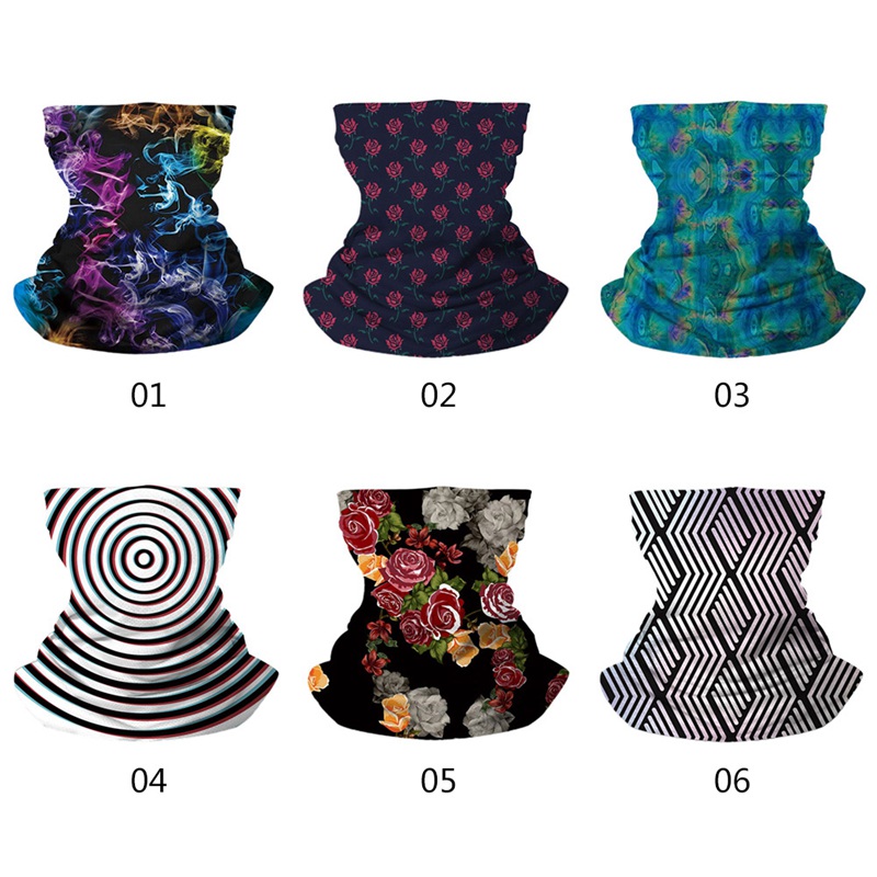 

Outdoor Print Magic Headband Women Men Scarf Head Face Neck Scarf Dustproof Warmer Cycling Shield Cover Neck Face Head, H01
