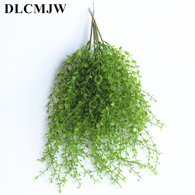 

Fake plant Artificial plant Fake flower wall hanging imitation pendulum rattan leaf rattan garden wall ceiling decor green leaf