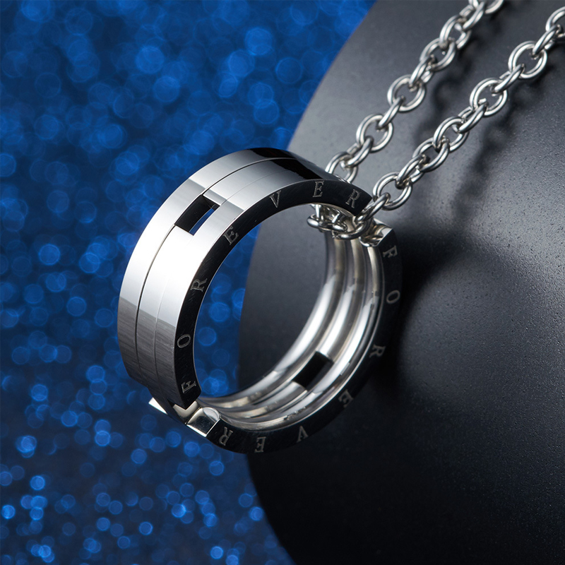 

pendant necklace mens stainless steel Pisces necklace chain jewelry on the neck Realizable necklaces gifts for male accessories