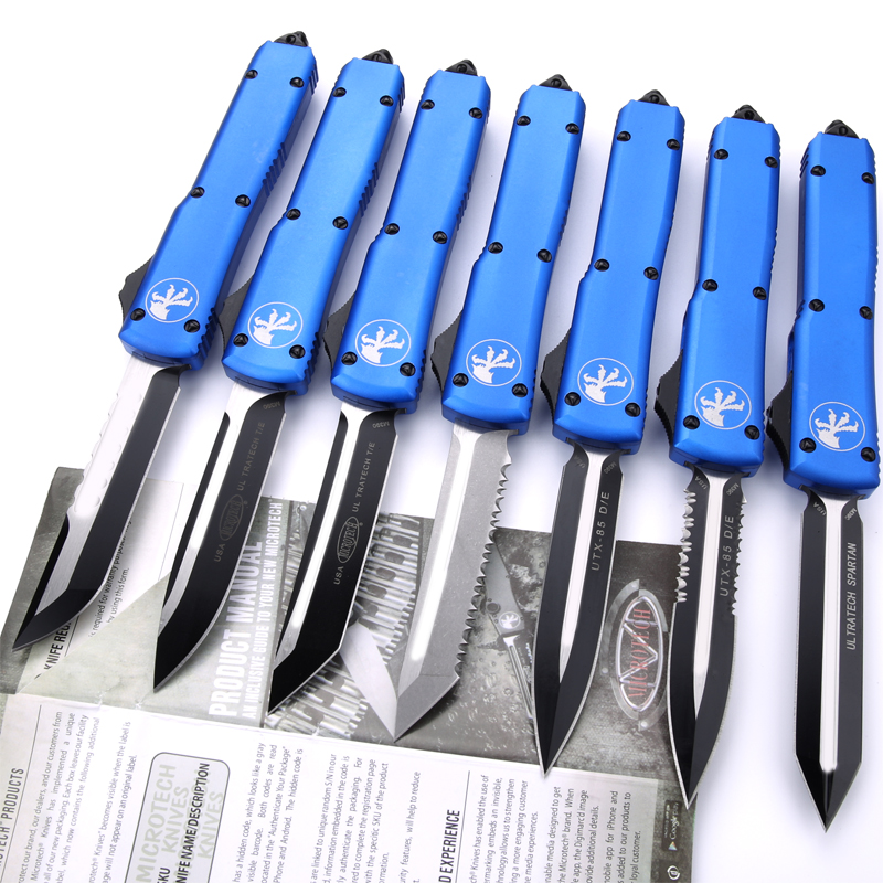 

blue A5CNC automatic knives Benchmade knife t6061 handle CNC VG10 steel OUT pocket knife BM3300 Camping tactical Survival Hunting knife