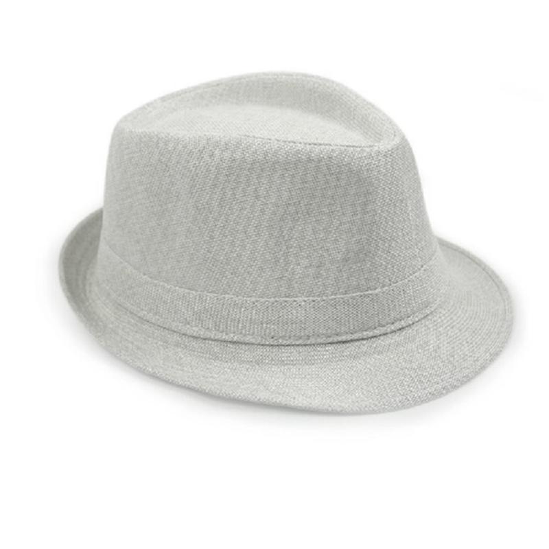 

Ladies Men Summer Beach Hats Sun Straw Jazz Panama Caps