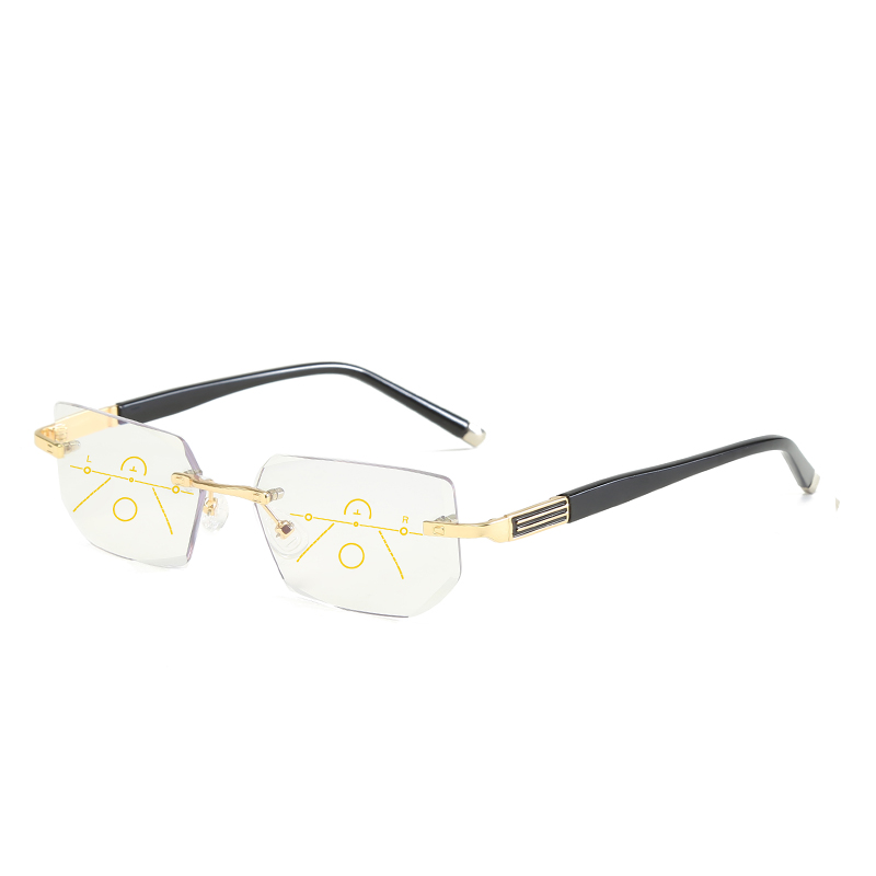 

Mens Multifocal Reading Glasses Progressive Readers Presbyopic Plastic Material Lenses 8045 Unisex Eyewear