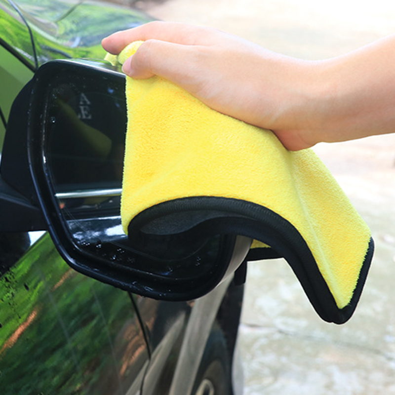 

Towel 1pc 30*30/30*40/30*60 Car Wash Microfiber Cleaning Drying Cloth Washing Strong Thick Plush, As pic
