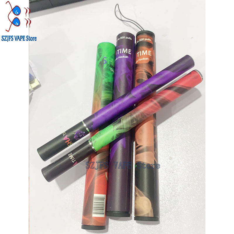 

Shisha Time Disposable Pre-filled Vape Pen Device Kit with 500 Puffs Vape Pen Eshisha e hookah pen vs puff bar plus