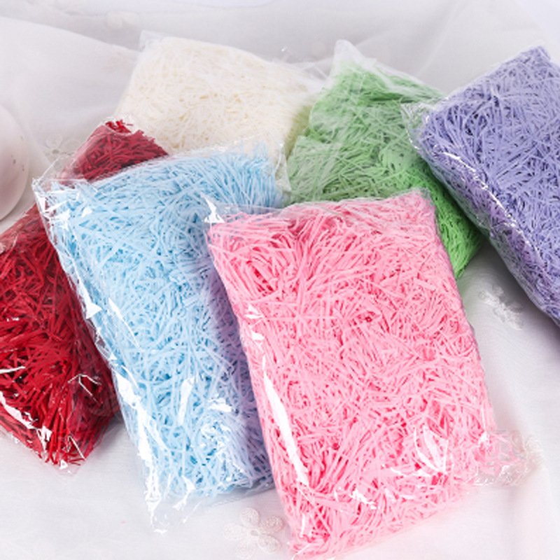 

Shredded Paper for Gift Baskets Wrap 20g Box Decoration Filling Material Christmas Wedding Marriage Home supply
