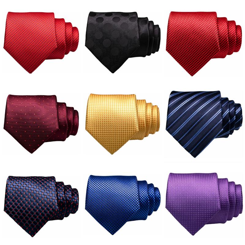 

Wedding Men Ties 48 Styles Handmade 7.5cm Polyester Fashion Dot Tie Red Green NeckTies For Men Formal Business Party Ties