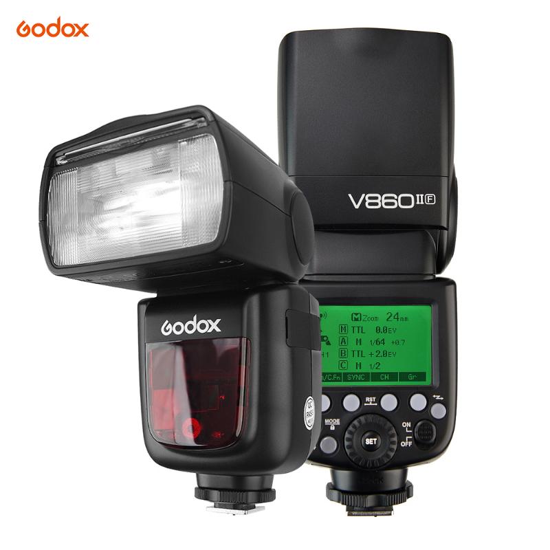 

Godox VING V860IIF SpeedliteL Li-ion Camera Flash X System 1/8000s HSS GN60 Master+Slave Flash for Fuji X100T Series Camera