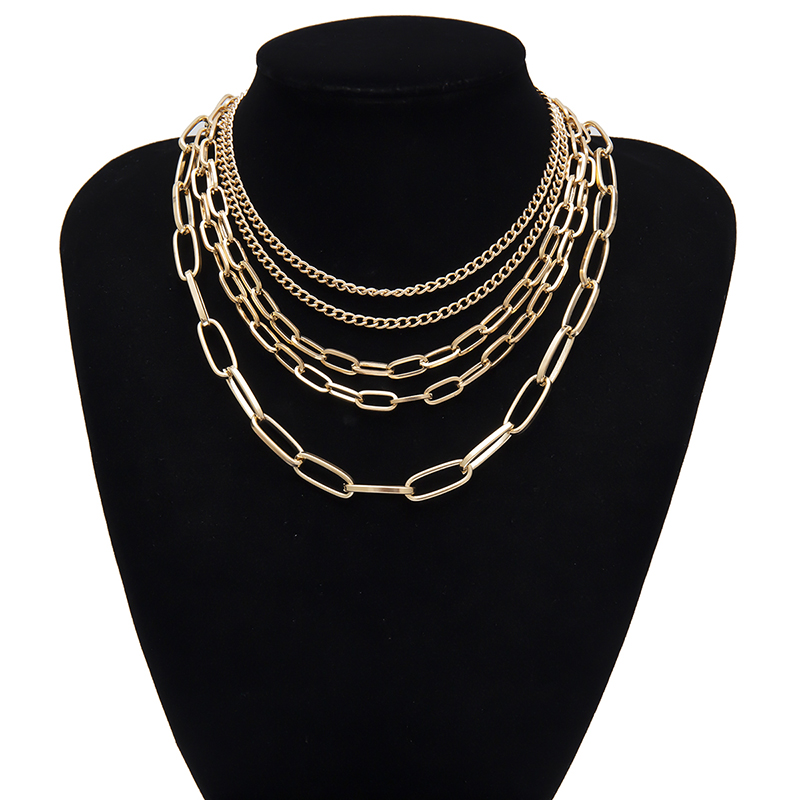 

Gothic Chunky Multi Layer Baroque Pearl Chain Necklace Collares Punk Heart Pendant Choker Necklace Festival Couple Jewelry