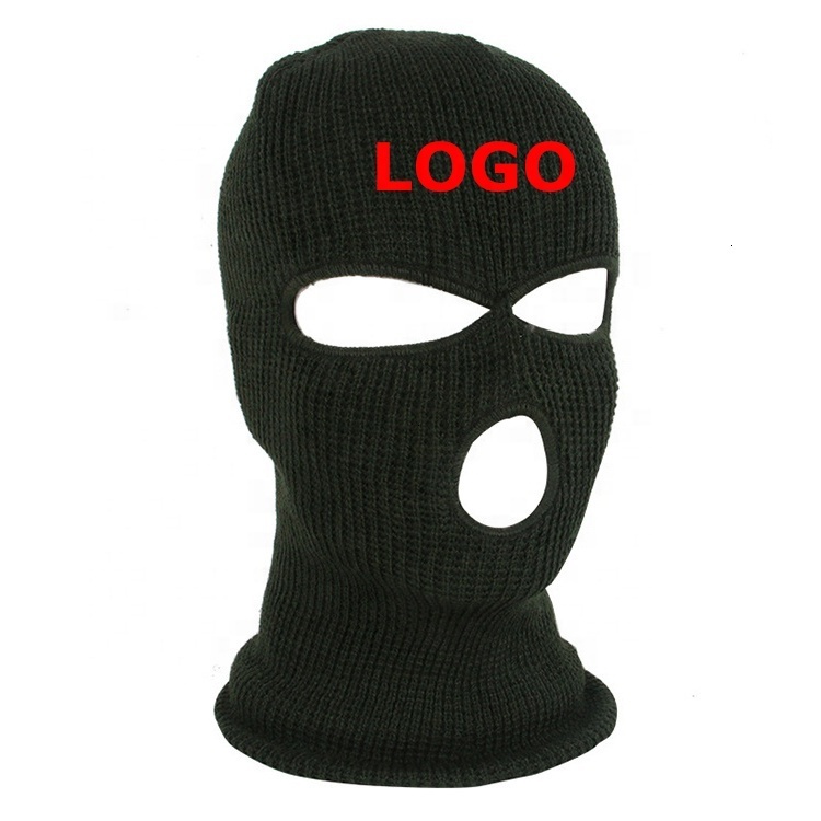 

Balaclava Print Custom Motorcycle Ski Shield Sport Wind Proof 3 Hole Cycle Bike Riding Outdoor Topeng Full Face Mask