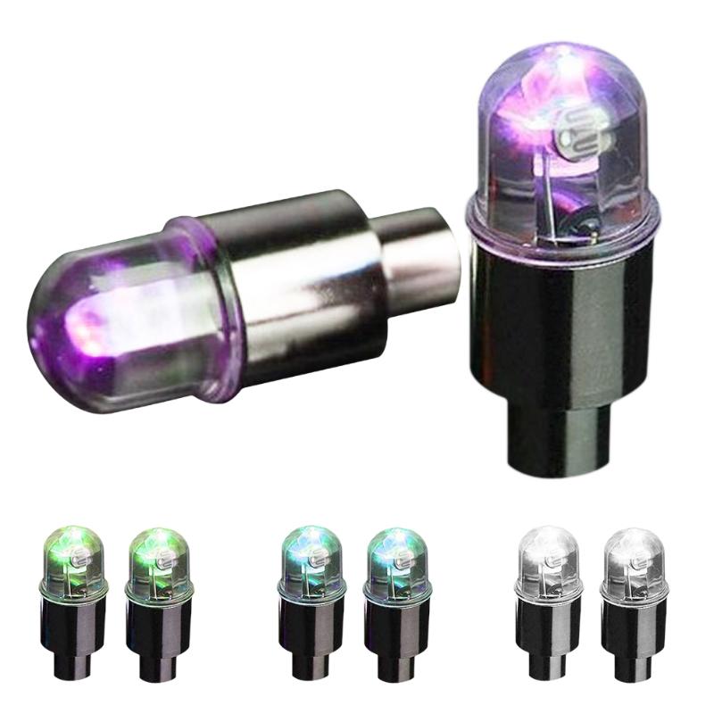 

Colorful Led Flash Tire Wheel Cap Light For Car Bike Bicycle Motorcycle