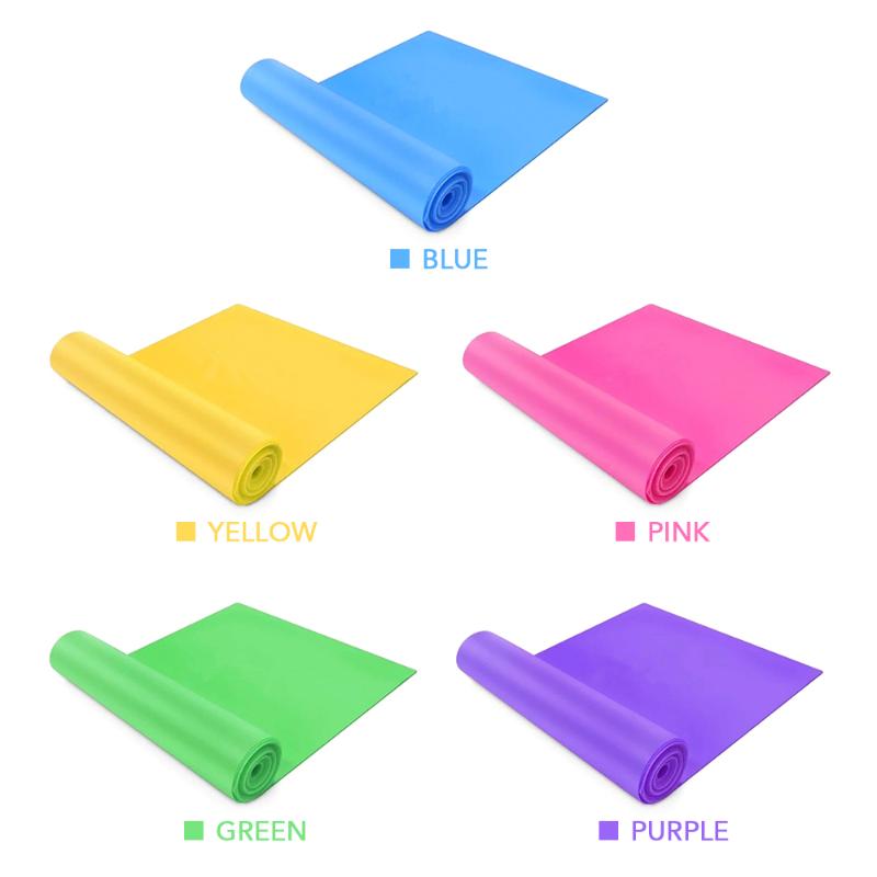 

59 X 5.9 Inch Yoga Resistance Band Exercise Band Workout Stretch Bands for Physical Therapy Fitness Pilates, Pink