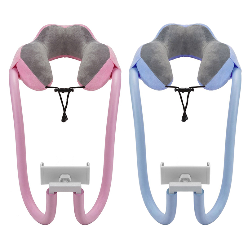 

U Shaped Travel Pillow Soft Nanoparticles Neck Pillow Travel For Airplane Flight Foam Particles Home Sleeping Use